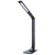 SOLIGHT LED asztali lámpa dimmelhető, 8 W, kijelző, színváltó, alumínium, fekete