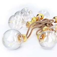 SOLIGHT LED dekoratív izzók természetes zsinóron karácsonyfa izzósor