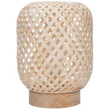 SOLIGHT LED izzós rattan lámpás, meleg fehér, 2×AAA, 19 cm világítás