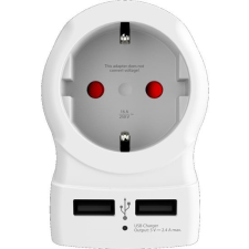 SOLIGHT SKROSS USB USA adapter utazáshoz, az Egyesült Államokban történő használatra kábel és adapter