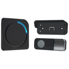 SOLIGHT vezeték nélküli csengő, dugaljba, 200 m, fekete, learning code (1L67B) csengő