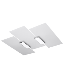 Sollux Fabiano króm-fehér mennyezeti lámpa (SOL-SL.0198) E27 3 izzós IP20 világítás