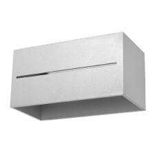 Sollux LOBO MAXI LED hullámlámpa 2xG9 hullámlámpa felfelé lefelé négyszögletes szürke SOLLUX világítás