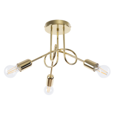 Sollux LOOP mennyezeti lámpa csillár 3xE27 Gold Gloss Industrial SOLLUX világítás