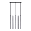Sollux Pastelo 5L szürke-fekete függesztett lámpa (SOL-SL.1274) G9 5 izzós IP20