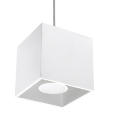 Sollux Quad 1 fehér függesztett lámpa (SOL-SL.0062) GU10 1 izzós IP20 világítás