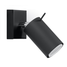 Sollux Ring fekete falikar (SOL-SL.0091) GU10 1 izzós IP20 világítás