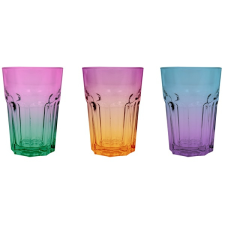 SOLMAZER Iris színátmenetes üveg pohár 245ml 131607-005 bögrék, csészék