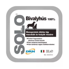 Solo by DRN Solo Hypoallergén pástétom bivaly 300g macskaeledel