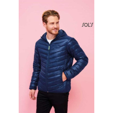 SOLS Dzseki Sols Ray férfi kapucnis (100%poliészter 209g/m2) black, L