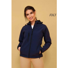 SOLS Dzseki Sols Replay női kapucnis softshell női, royal blue, 2XL munkaruha