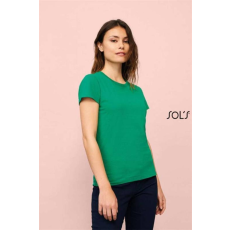 SOLS Póló Sols Imperial női kereknyakú, fuchsia, L