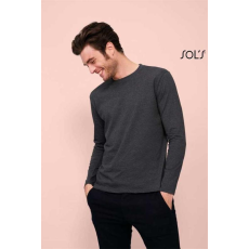 SOLS Póló Sols kereknyakú férfi hosszú ujjú férfi (100%pamut) orange, S