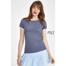 SOLS Póló Sols Mixed női kerek nyakrész női, heather blue, S