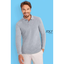 SOLS Póló Sols Star galléros férfi (100%pamut 170g/m2) grey melange, S munkaruha