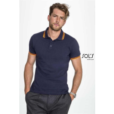 SOLS Pólóing Sols Pasadena férfi férfi, royal blue/white, 3XL munkaruha