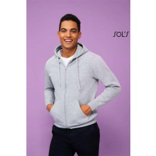 SOLS Pulóver Sols férfi kapucnis cippzáras férfi, french navy, XL munkaruha