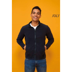 SOLS Pulóver Sols férfi polár 2 cipzáras zseb (100%poliészter 220g/m2) black, XL