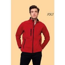 SOLS Pulóver Sols Relax softshell férfi cipzáras férfi, pepper red, 2XL munkaruha