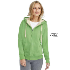 SOLS Pulóver Sols unisex cipzáras unisex (80%pamut 20%poliészter 280g/m2) grey melange, 2XL