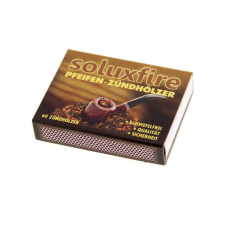  Soluxfire pipa gyújtó gyufa pipás képekkel, kén mentes kb. 60 szál öngyújtó