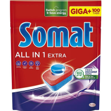 Somat All in 1 Extra, 100 db tisztító- és takarítószer, higiénia