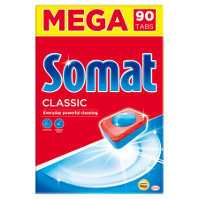 Somat Mega Classic mosogatógép tabletta 90db tisztító- és takarítószer, higiénia