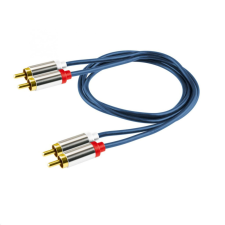 Somogyi 2 RCA csatlakozó - 2 RCA csatlakozó, 1m kábel (A 3-1M) kábel és adapter