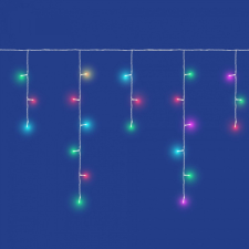 Somogyi Elektronic iSparkle LED-es jégcsap fényfüzér, SMART, RGB, 108 LED, IP44 karácsonyfa izzósor