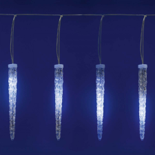 Somogyi Elektronic Jégcsap fényfüzér, 180 hidegfehér LED, IP44 hálózati adapter kültéri világítás