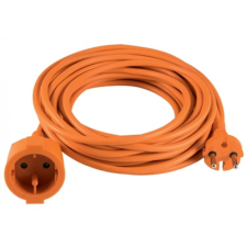 Somogyi Elektronic Kéteres hosszabbító, 20m, 2x1,5 mm2, narancs hosszabbító, elosztó