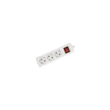 Somogyi Elektronic szerelhető, 3-as, kapcsolós, földelt elosztó hosszabbító, elosztó