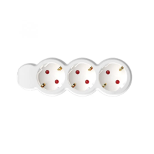 Somogyi Home ELOSZTÓ 3-AS 5M 3×1,5MM2 FEHÉR kábel és adapter