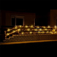 Somogyi KKL 200F/WW Kül-/Beltéri LED sziporkázó fényfüzér 20m - Meleg fehér karácsonyfa izzósor