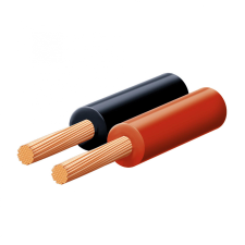Somogyi KL 0.5-10X Hangszóróvezeték 2x0.5mm 10m - Piros-fekete (KL 0.5-10X) kábel és adapter