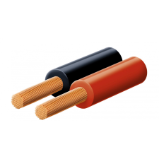 Somogyi KLS 1 Hangszóróvezeték 2x1mm /m - Piros-fekete (KLS 1) kábel és adapter