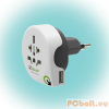 Somogyi Somogyi 1.100210 World to Switzerland USB Utazóadapter