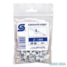 Somogyi Somogyi CHR 5 kábelbilincs szöggel, 5mm kábel és adapter