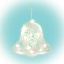 SomogyiElektronic LED-ES ABLAKDÍSZ, HARANG karácsonyi dekoráció