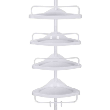 Songmics Állítható fürdőszoba sarokpolc, 85-305 cm fürdőkellék