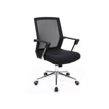 Songmics Ergonomikus Hálós Irodai Szék Fekete forgószék