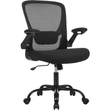 Songmics Ergonomikus Irodai Szék Hálós Háttámlával Fekete forgószék