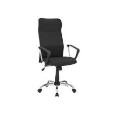 Songmics Ergonomikus Irodai Szék Párnázott Szövet Fekete forgószék