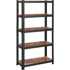 Songmics Fém polc / tároló polc - Vasagle Loft - 75 x 150 x 30 cm bútor