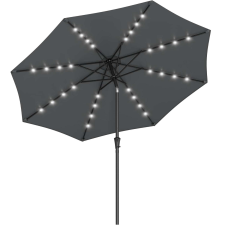 Songmics Napernyő - Kerti Napernyő - 300cm - Szürke kerti bútor