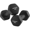 Songmics Súlyzókészlet 2 db-os, csúszásmentes kézi súlyzók, fekete