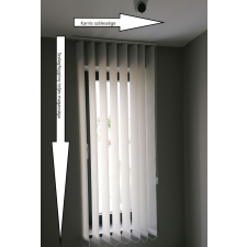  SONIA Szalagfüggöny (120 cm-karnisszélesség)- választható magassággal! (260-280 cm) lakástextília