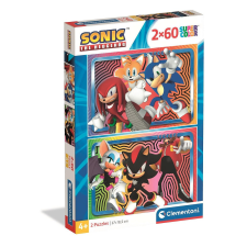 Sonic a sündisznó 2x60 db-os puzzle Clementoni puzzle, kirakós