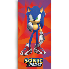 Sonic a sündisznó Prime fürdőlepedő, strand törölköző 70x140cm babatörülköző, kifogó