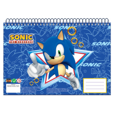 Sonic, a sündisznó Sonic a sündisznó A/4 spirál vázlatfüzet, 30 lapos füzet
